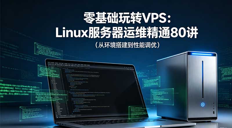 零基础玩转 VPS：Linux 服务器运维精通 80 讲（从环境搭建到性能调优）