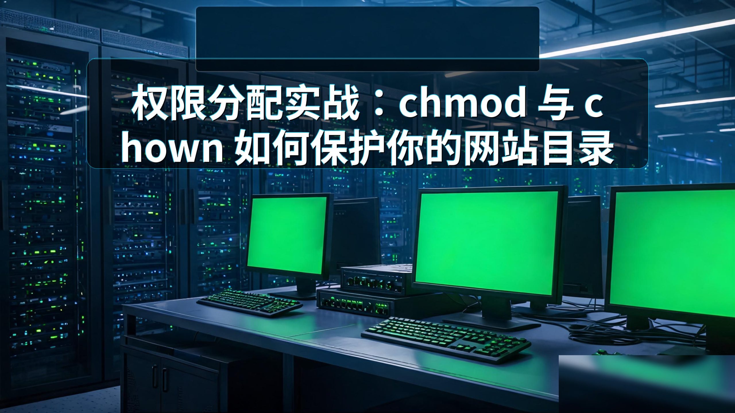 权限分配实战：chmod 与 chown 如何保护你的网站目录的图片