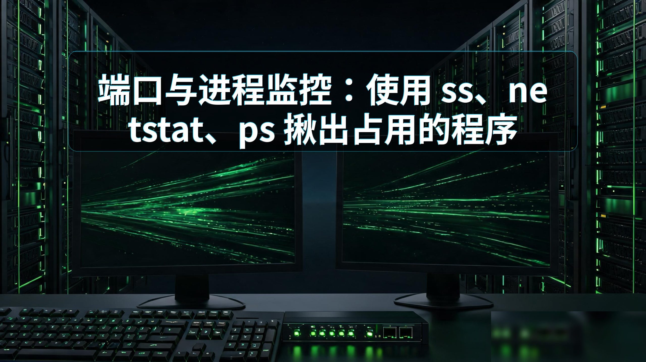 端口与进程监控：使用 ss、netstat、ps 揪出占用的程序