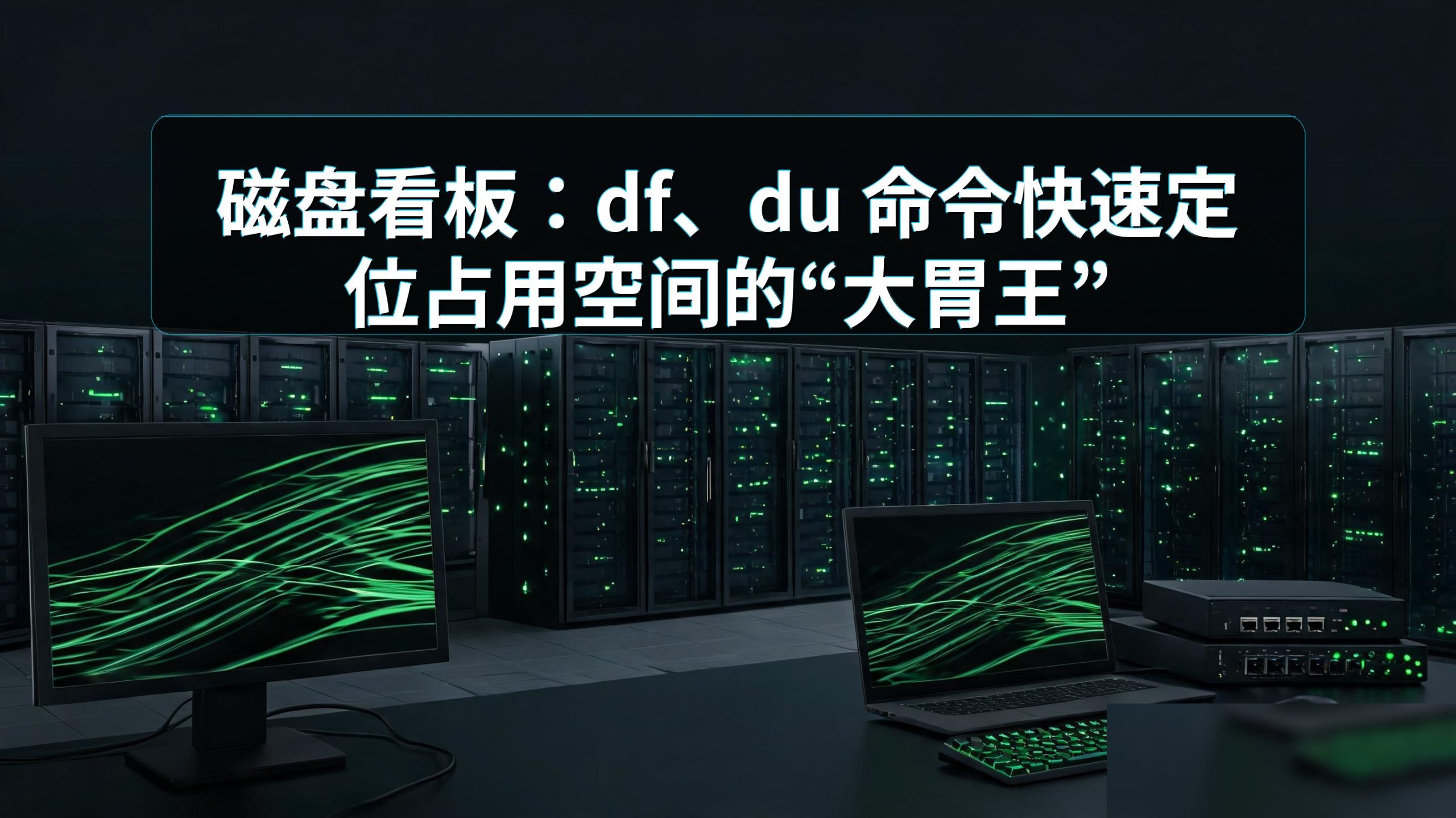 磁盘看板：df、du 命令快速定位占用空间的“大胃王”