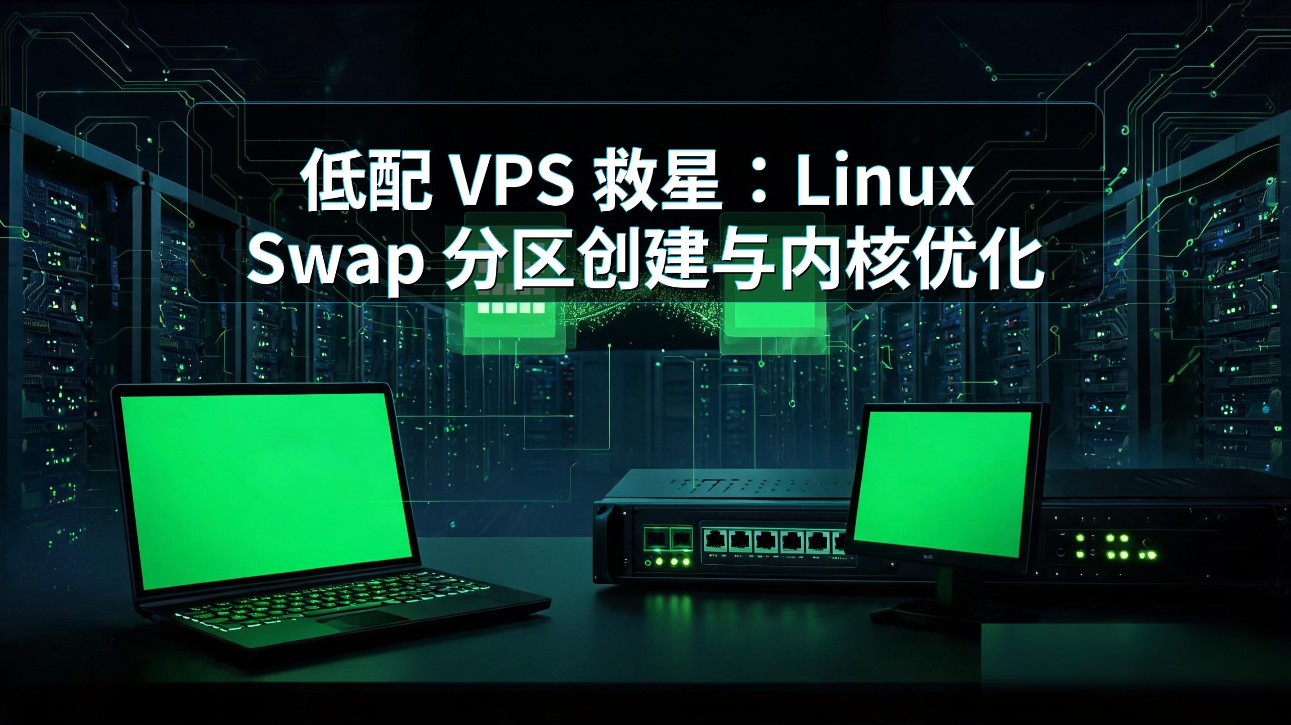 低配 VPS 救星：Linux Swap 分区创建与内核优化