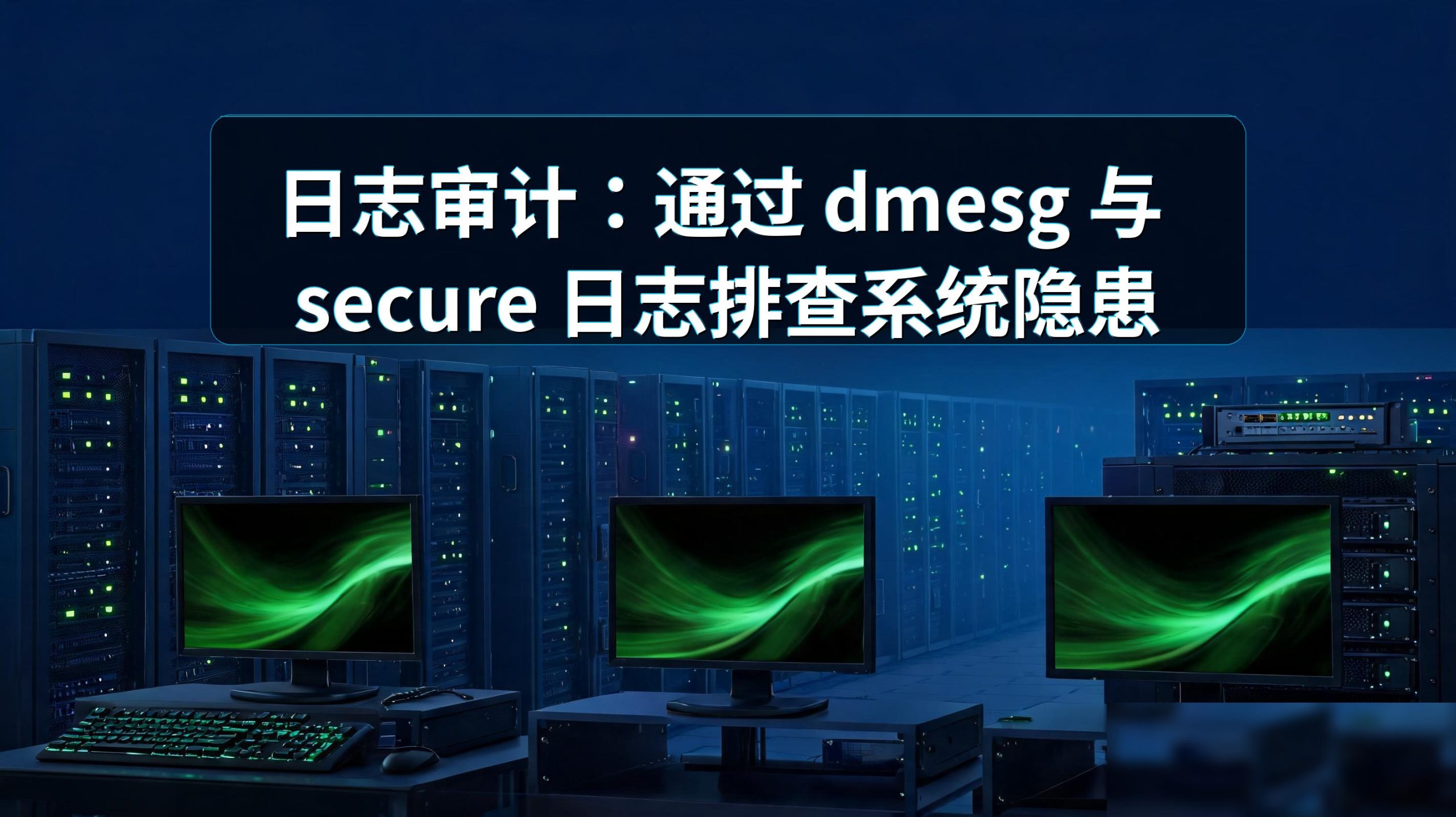 日志审计：通过 dmesg 与 secure 日志排查系统隐患
