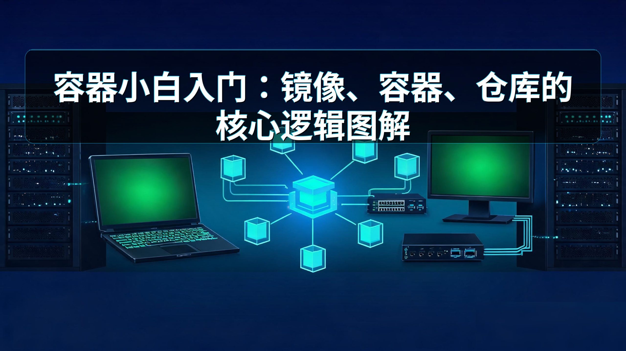 容器小白入门：镜像、容器、仓库的核心逻辑图解