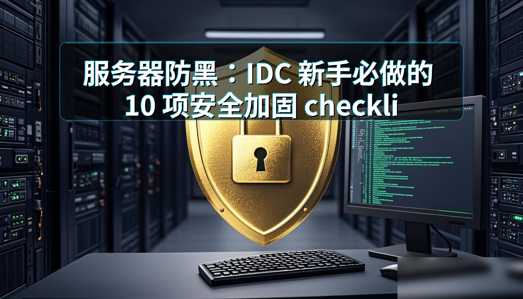 服务器防黑:IDC 新手必做的 10 项安全加固 checklist的图片 服务器防黑:IDC 新手必做的 10 项安全加固 checklist的图片