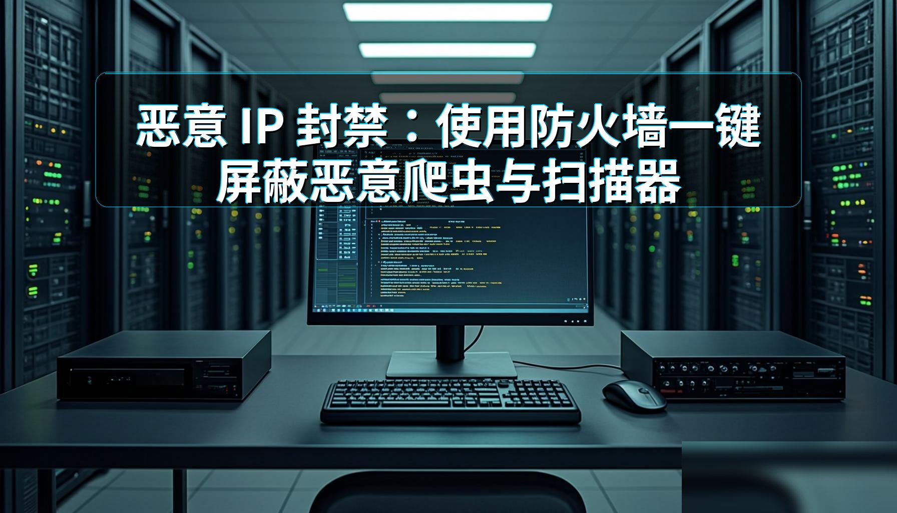 恶意 IP 封禁：使用防火墙一键屏蔽恶意爬虫与扫描器