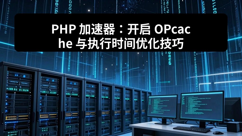 PHP 加速器：开启 OPcache 与执行时间优化技巧