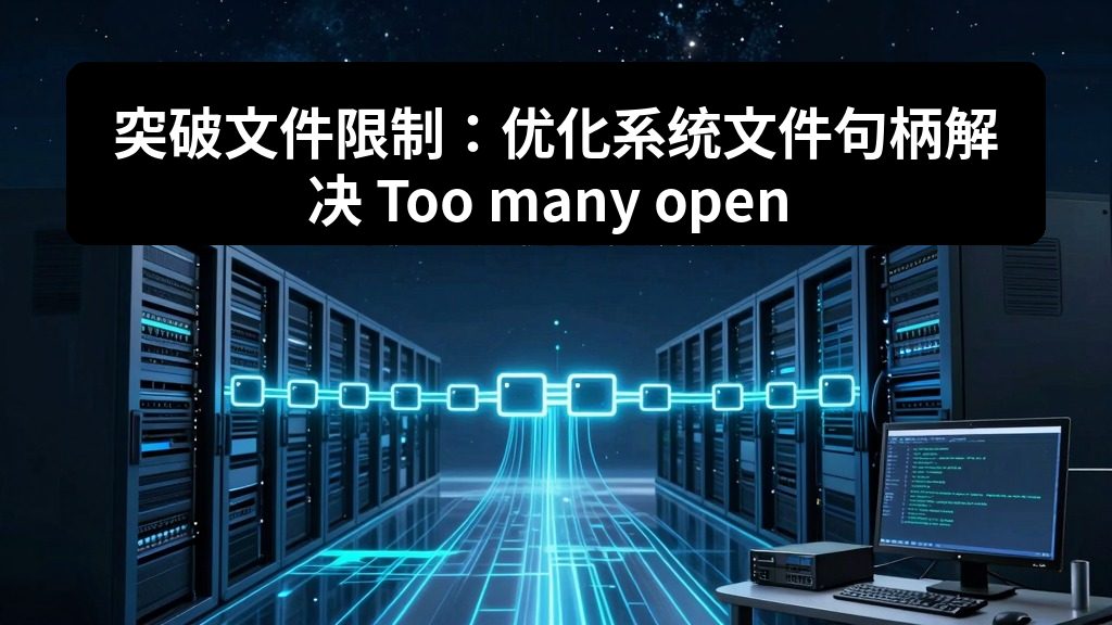 突破文件限制：优化系统文件句柄解决 Too many open files