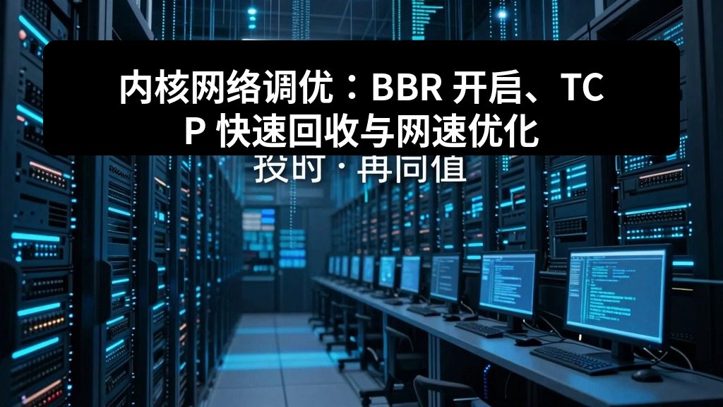 内核网络调优：BBR 开启、TCP 快速回收与网速优化的图片