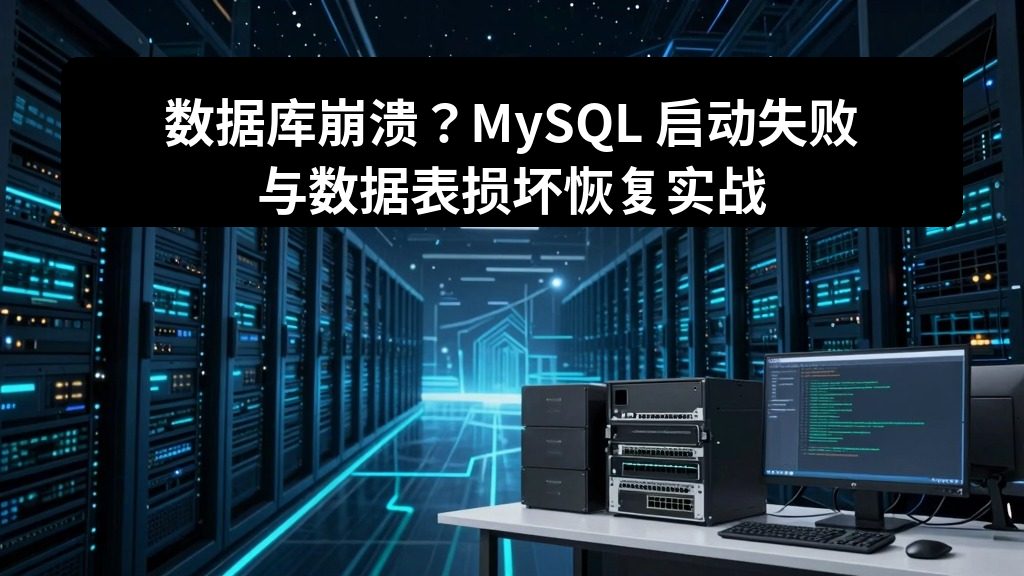 数据库崩溃？MySQL 启动失败与数据表损坏恢复实战