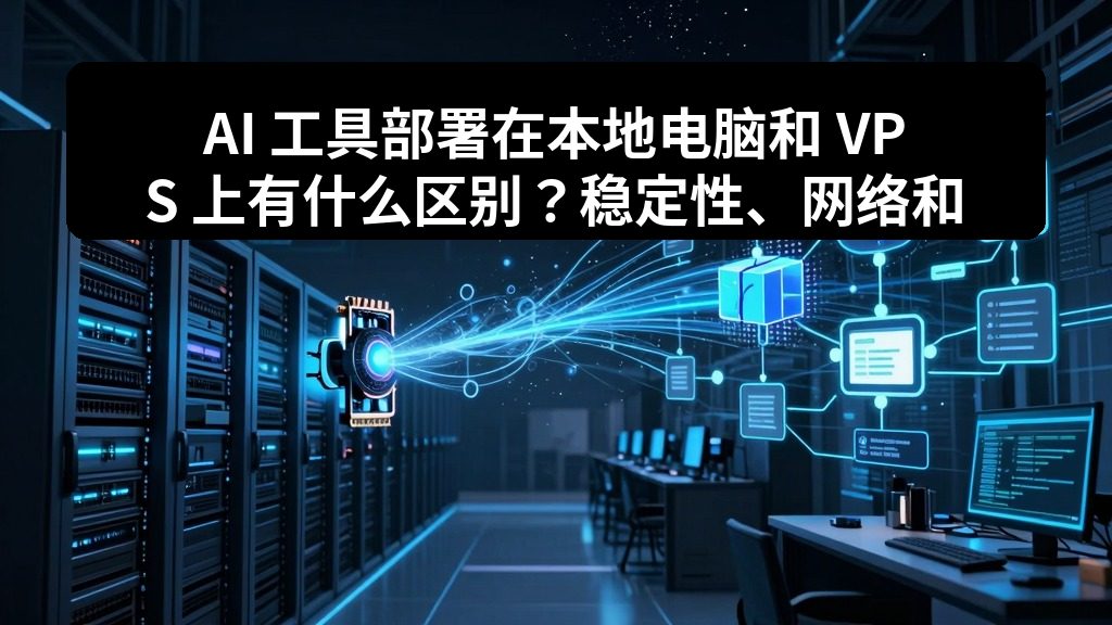 AI 工具部署在本地电脑和 VPS 上有什么区别?稳定性、网络和成本对比 2 zhujixuan TASK 086