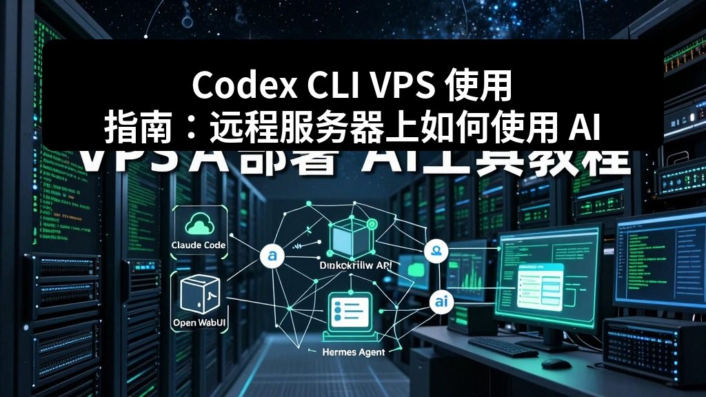 Codex CLI VPS 使用指南:远程服务器上如何使用 AI 编程助手 2 zhujixuan TASK 100