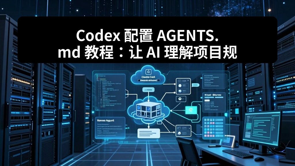 Codex 配置 AGENTS.md 教程:让 AI 理解项目规则和站点维护流程 2 zhujixuan TASK 101