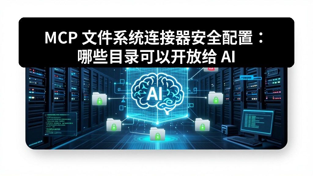 MCP 文件系统连接器安全配置:哪些目录可以开放给 AI 2 zhujixuan TASK 111