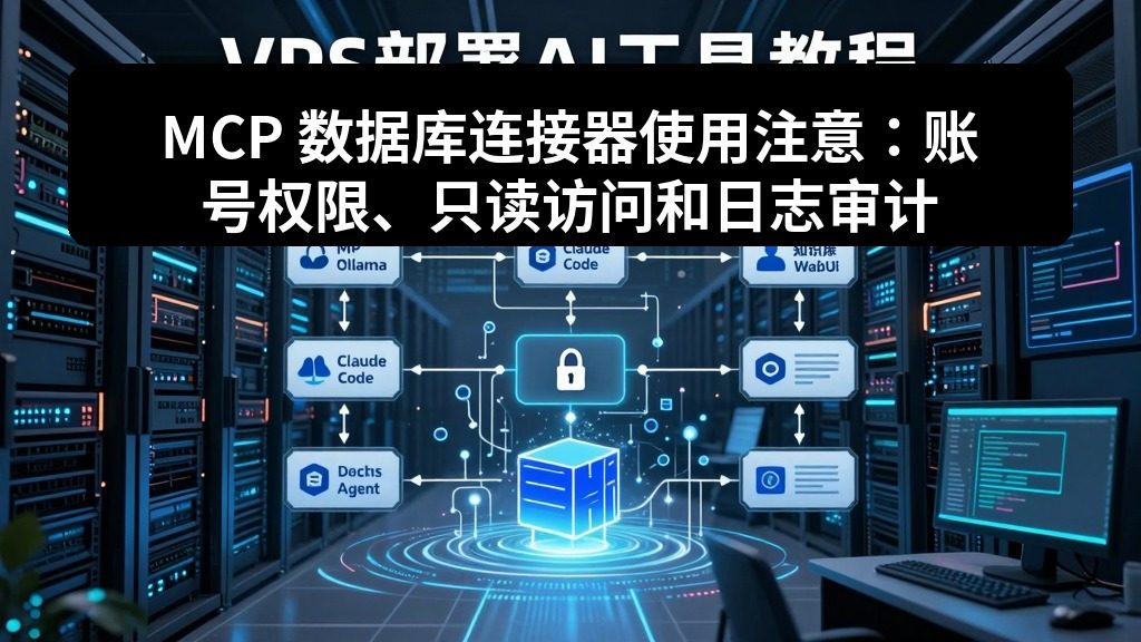 MCP 数据库连接器使用注意:账号权限、只读访问和日志审计 2 zhujixuan TASK 112