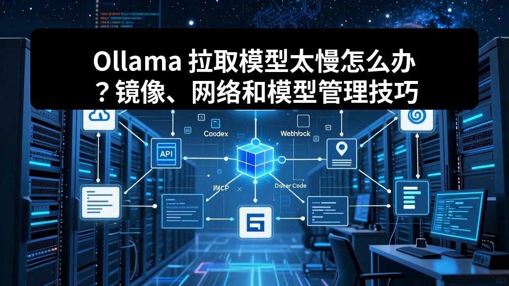 Ollama 拉取模型太慢怎么办?镜像、网络和模型管理技巧 2 zhujixuan TASK 121