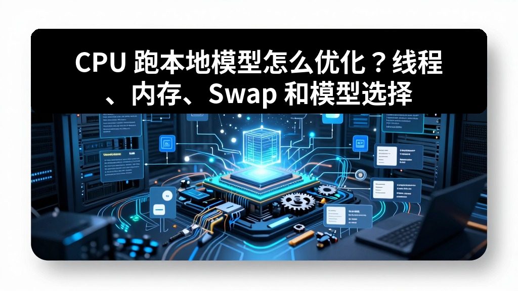 CPU 跑本地模型怎么优化?线程、内存、Swap 和模型选择 2 zhujixuan TASK 126