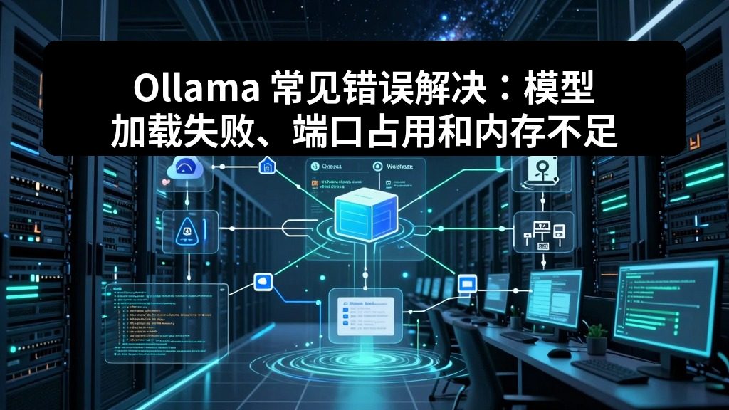 Ollama 常见错误解决:模型加载失败、端口占用和内存不足 2 zhujixuan TASK 128