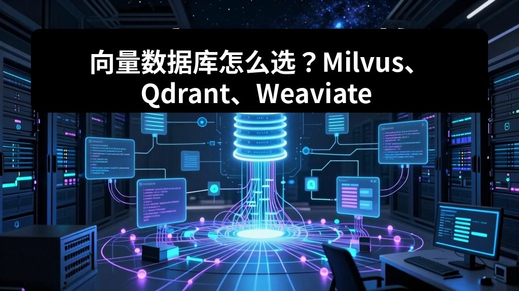 向量数据库怎么选？Milvus、Qdrant、Weaviate 和 PostgreSQL 对比