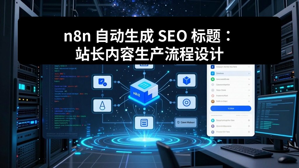 n8n 自动生成 SEO 标题：站长内容生产流程设计