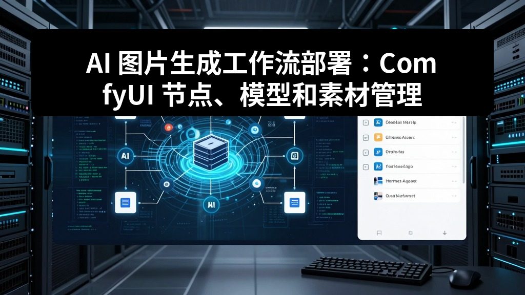 AI 图片生成工作流部署：ComfyUI 节点、模型和素材管理