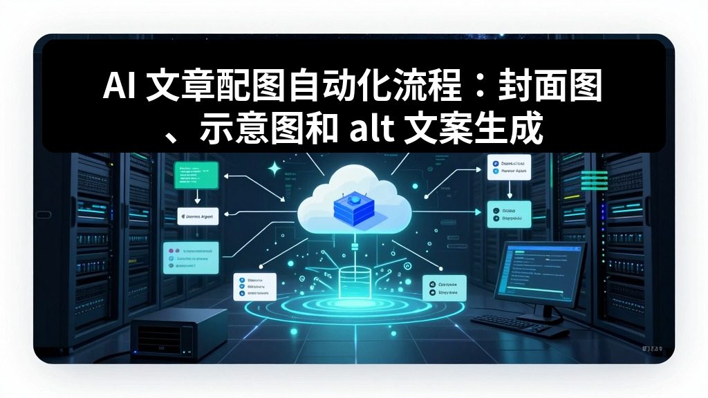 AI 文章配图自动化流程：封面图、示意图和 alt 文案生成