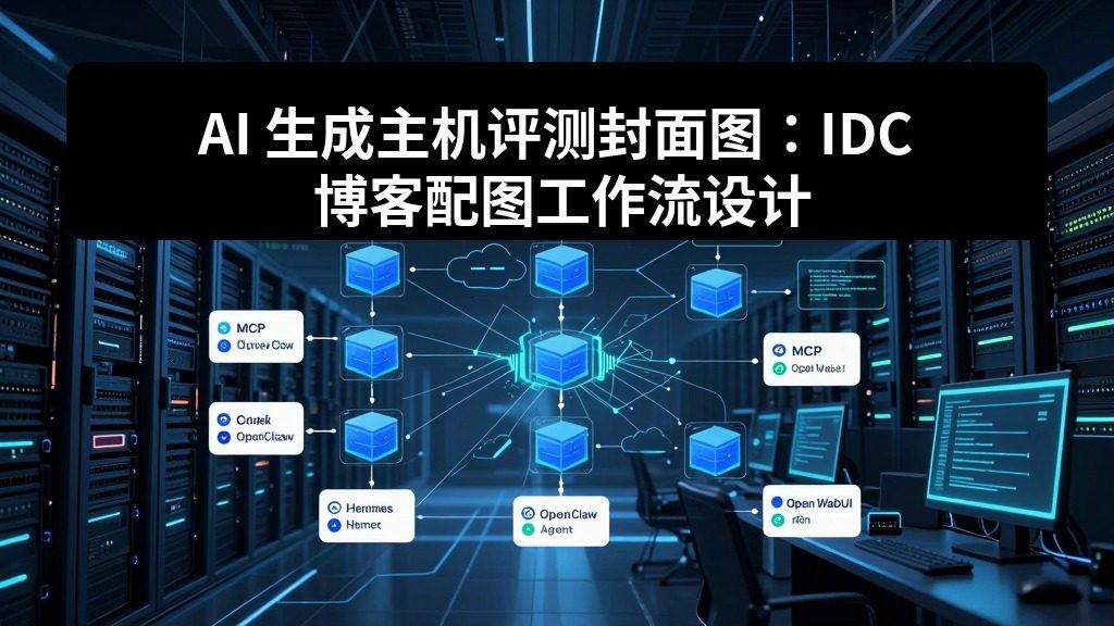 AI 生成主机评测封面图：IDC 博客配图工作流设计