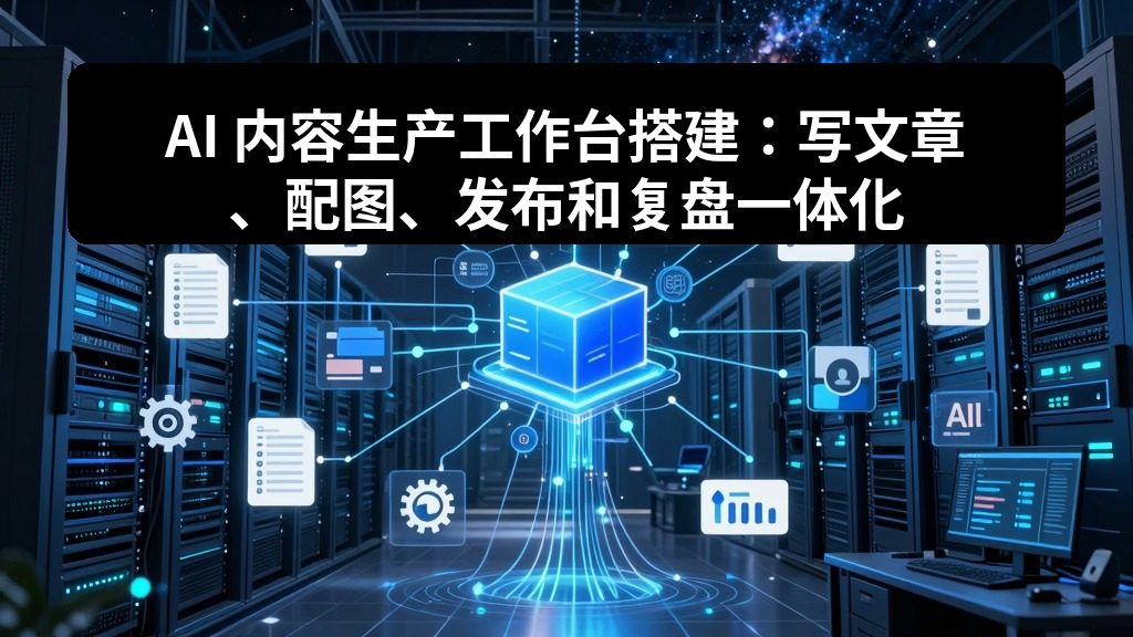 AI 内容生产工作台搭建：写文章、配图、发布和复盘一体化