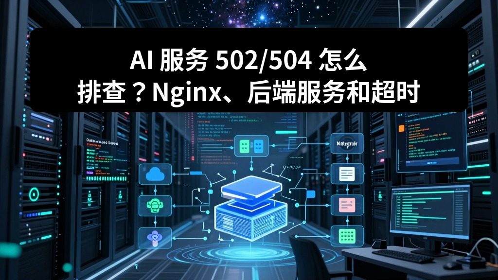 AI 服务 502/504 怎么排查？Nginx、后端服务和超时配置