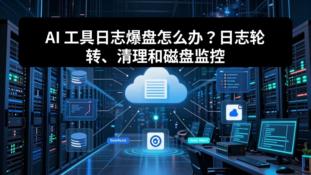AI 工具日志爆盘怎么办？日志轮转、清理和磁盘监控