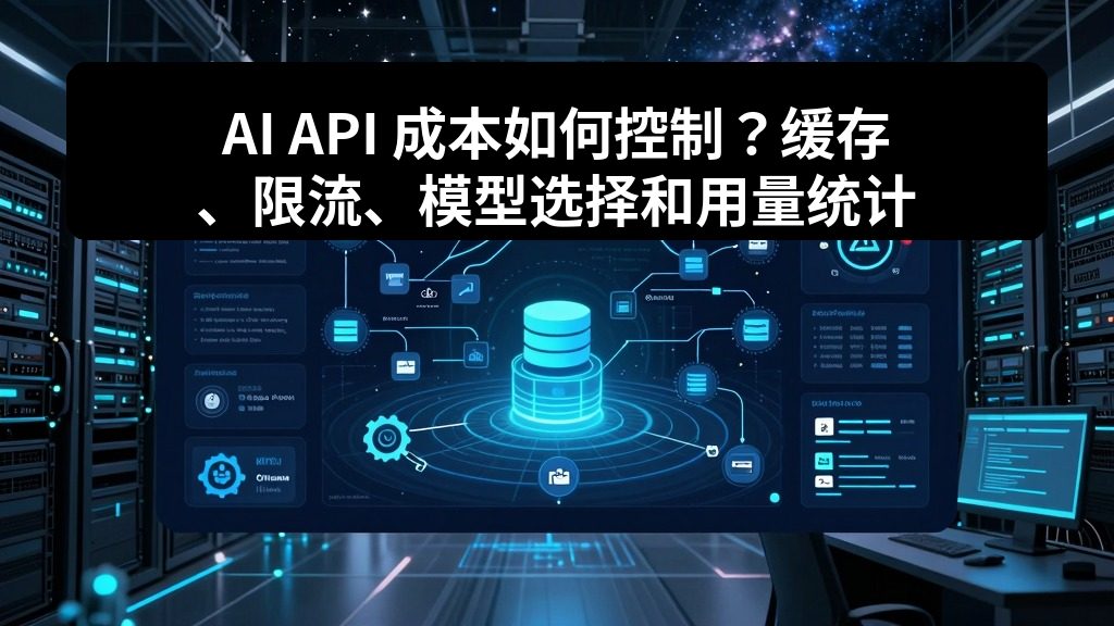 AI API 成本如何控制？缓存、限流、模型选择和用量统计