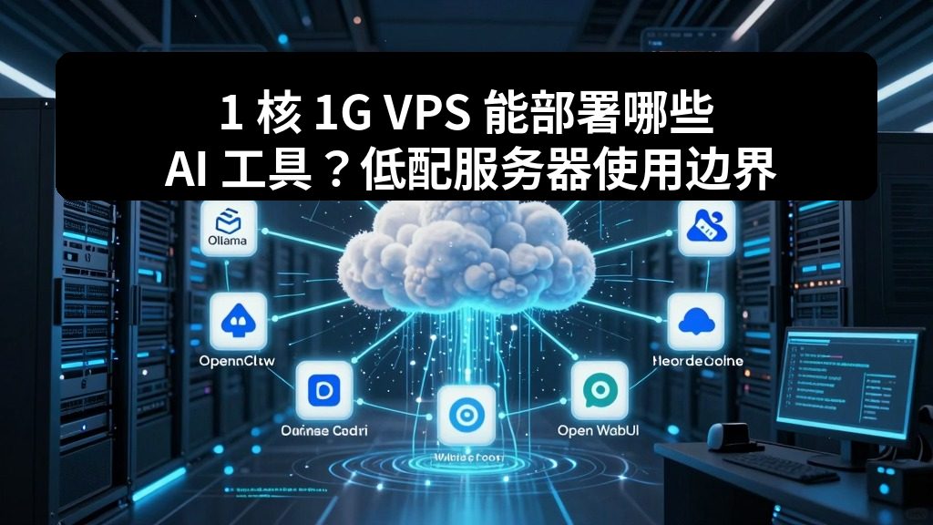 1 核 1G VPS 能部署哪些 AI 工具？低配服务器使用边界