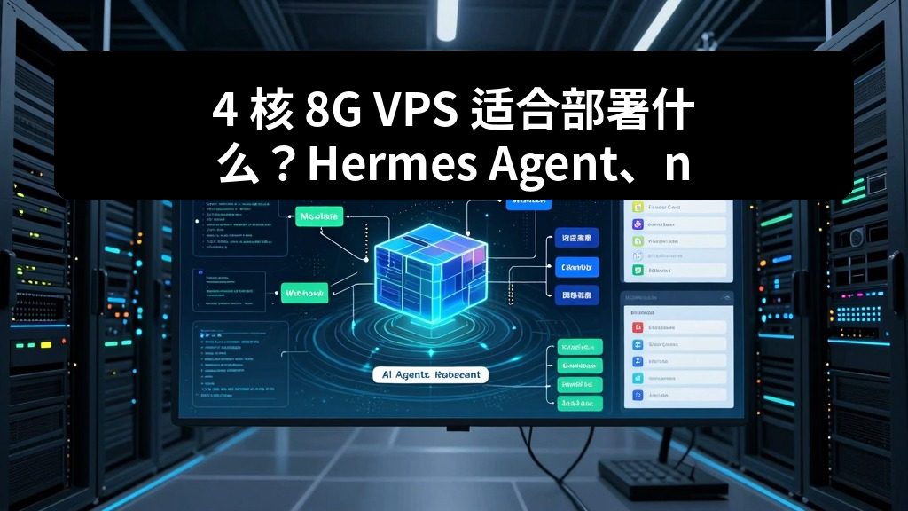 4 核 8G VPS 适合部署什么？Hermes Agent、n8n、Open WebUI 场景分析
