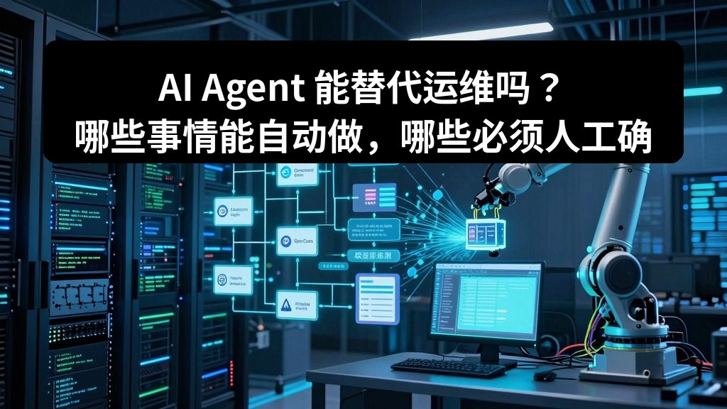 AI Agent 能替代运维吗？哪些事情能自动做，哪些必须人工确认
