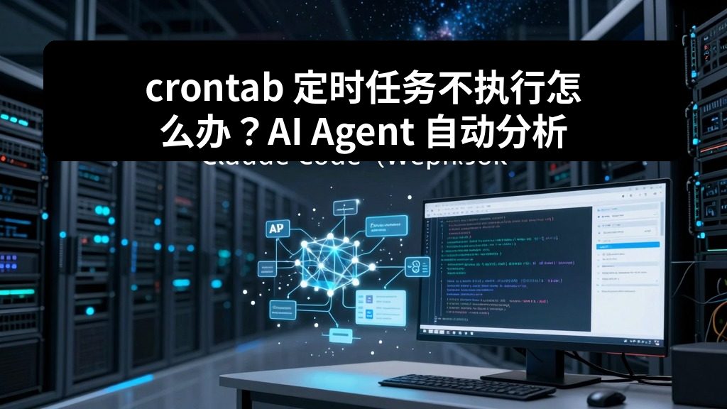 crontab 定时任务不执行怎么办？AI Agent 自动分析 cron 日志和路径问题