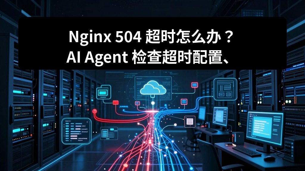 Nginx 504 超时怎么办？AI Agent 检查超时配置、后端响应和网络问题