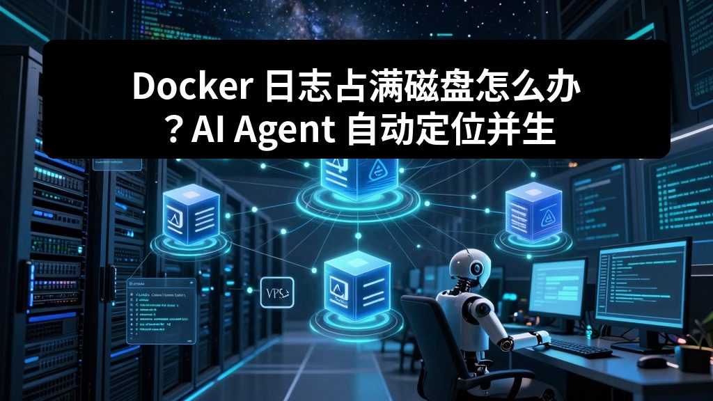 Docker 日志占满磁盘怎么办？AI Agent 自动定位并生成清理方案