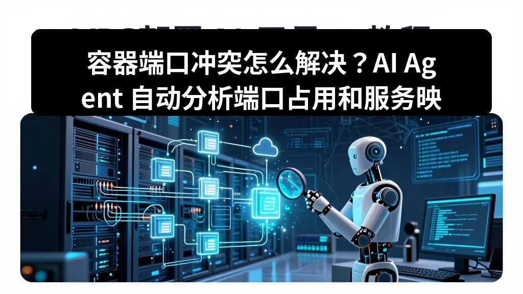 容器端口冲突怎么解决？AI Agent 自动分析端口占用和服务映射
