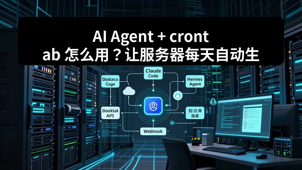AI Agent + crontab 怎么用？让服务器每天自动生成巡检结果