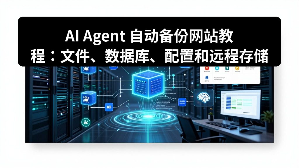 AI Agent 自动备份网站教程：文件、数据库、配置和远程存储