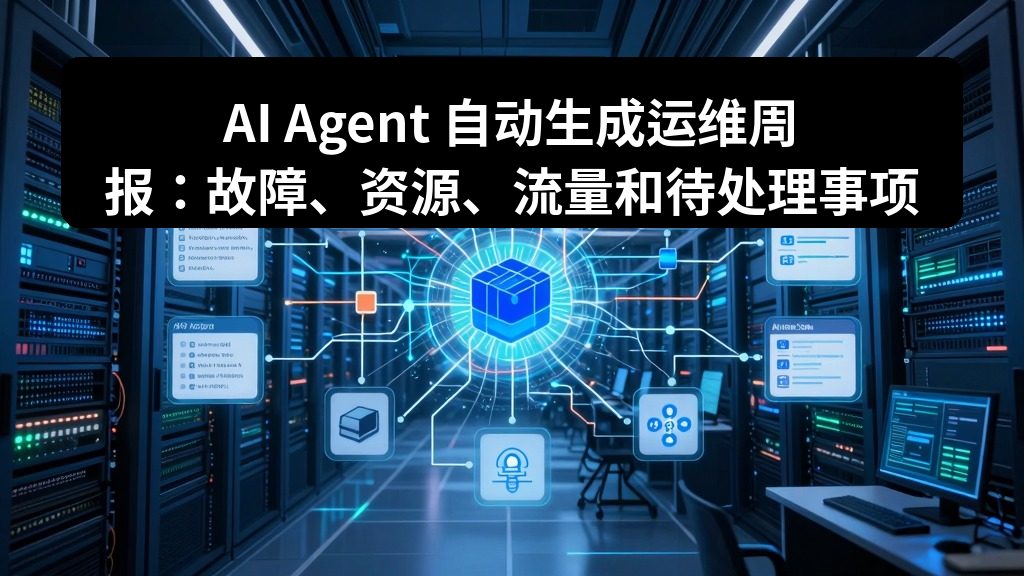 AI Agent 自动生成运维周报：故障、资源、流量和待处理事项