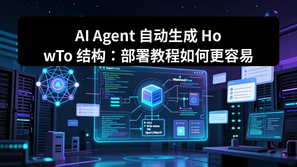 AI Agent 自动生成 HowTo 结构：部署教程如何更容易被搜索理解